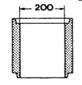 Regenwasserablauf Zwischenstück Beton